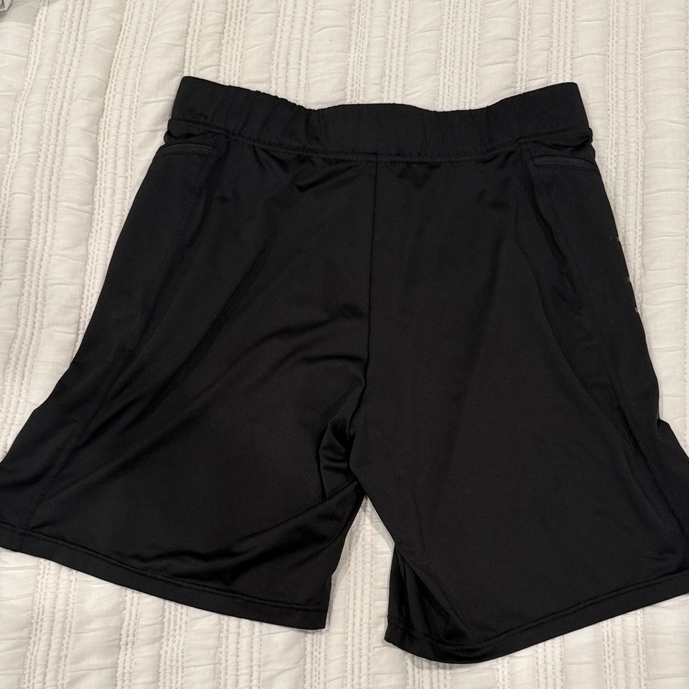 Hylete Dual-Tone Black and Gray Athletic Shorts - Picture 4 of 6